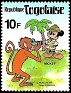 Togo 1980 Walt Disney 10 F Multicolor Scott 1004